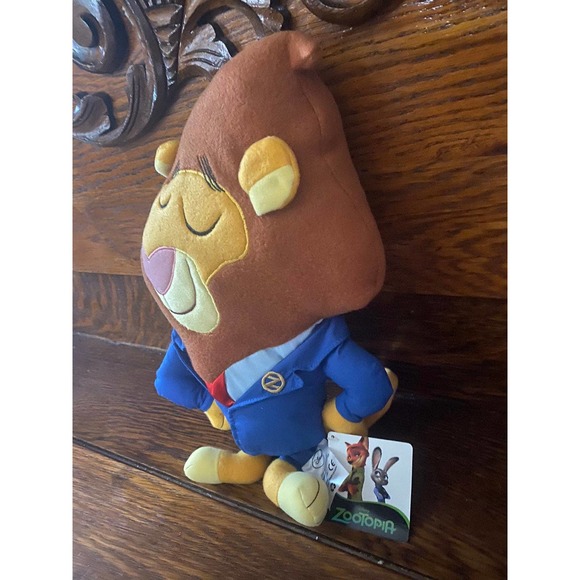 Zootopia Plush Mayor Lionheart Character Doll Pillow Stuffed Animal Toy - Picture 2 of 4